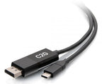 C2G C2G54475 72" (1.83 m) USB Type-C DisplayPort Black