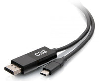 C2G C2G54475 72" (1.83 m) USB Type-C DisplayPort Black