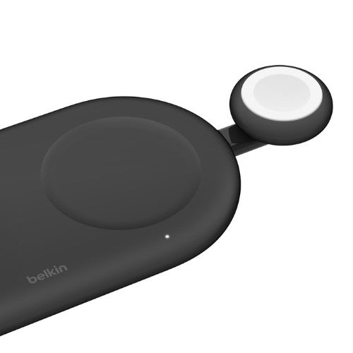 Belkin BoostCharge Smartwatch Black, White USB Wireless charging Fast charging Indoor, Outdoor