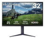 LG 32GS85Q-B computer monitor 31.5" 2560 x 1440 pixels Quad HD LED Gray, Violet