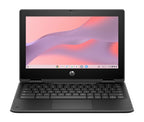 HP Fortis x360 11 inch G5 Chromebook Intel® N N100 Hybrid (2-in-1) 11.6" Touchscreen HD 8 GB LPDDR5x-SDRAM 64 GB eMMC Wi-Fi 6E (802.11ax) ChromeOS Black