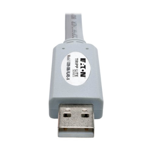 Tripp Lite U209-006-RJ45-X cable gender changer RJ-45 USB 2.0 Type-A Silver