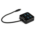 StarTech.com HB31C4AB interface hub USB 3.2 Gen 2 (3.1 Gen 2) Type-C 10000 Mbit/s Black