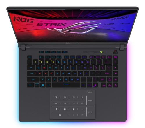 ASUS ROG Strix G16 G615LP-XS97 laptop Intel Core Ultra 9 275HX 16" WQXGA 16 GB DDR5-SDRAM 2 TB SSD NVIDIA GeForce RTX 5070 Wi-Fi 7 (802.11be) Windows 10 Pro Gray