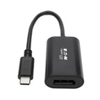 Tripp Lite U444-06N-DP4K6B video cable adapter 5.98" (0.152 m) USB Type-C DisplayPort Black