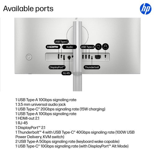 HP EliteStudio 8 G1i AI PC Wolf Pro Security Edition Intel Core Ultra 7 265 23.8" 1920 x 1080 pixels All-in-One PC 16 GB DDR5-SDRAM 512 GB SSD Windows 11 Pro Wi-Fi 7 (802.11be) Silver