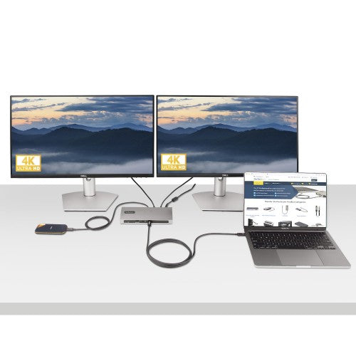 StarTech.com A40G2MB-TB4-CABLE Thunderbolt cable 78.7" (2 m) 40 Gbit/s Black