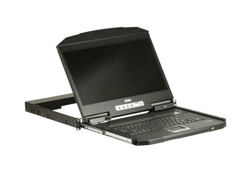 ATEN CL3700NW rack console 18.5" 1920 x 1080 pixels Metal, Plastic Black 1U