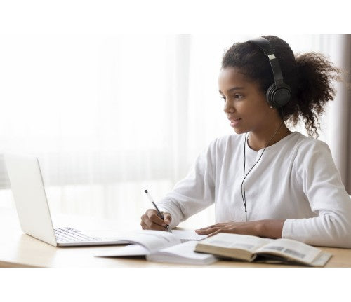 Kensington K97458WW headphones/headset Wired Head-band Calls/Music USB Type-C Black