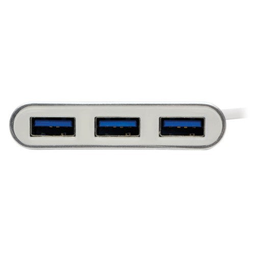 Tripp Lite U360-004-AL interface hub USB 3.2 Gen 1 (3.1 Gen 1) Type-A 5000 Mbit/s Silver