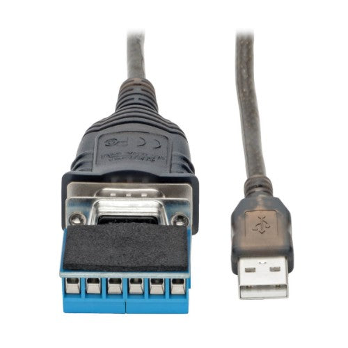 Tripp Lite U209-30N-IND serial cable Black 29.9" (0.76 m) USB A (MALE) DB9 (MALE)