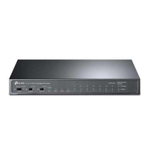 TP-Link TL-SL1311MP network switch Unmanaged Fast Ethernet (10/100) Power over Ethernet (PoE) Black