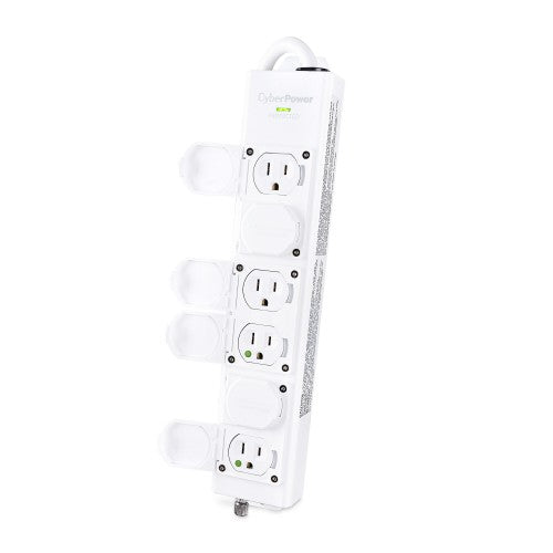 CyberPower MPV615S surge protector White 6 AC outlet(s) 100 - 125 V 181.1" (4.6 m)