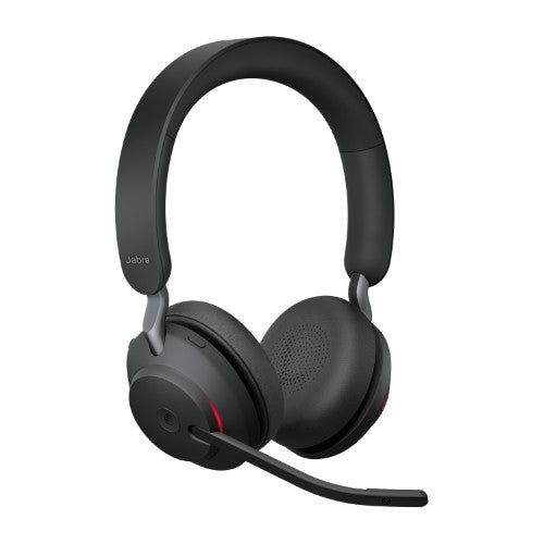 Jabra Evolve2 65 Headset Wireless Head-band Office/Call center USB Type-A Bluetooth Charging stand