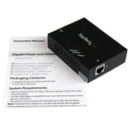 StarTech.com POEEXT1GAT network extender Network repeater Black