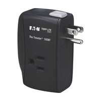 Tripp Lite TRAVELER100BT surge protector Black 2 AC outlet(s) 120 V