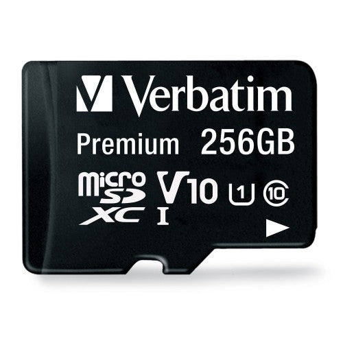 Verbatim Premium memory card 256 GB MicroSDXC Class 10