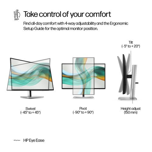 HP Series 5 Pro 27 inch QHD USB-C Monitor - 527pu