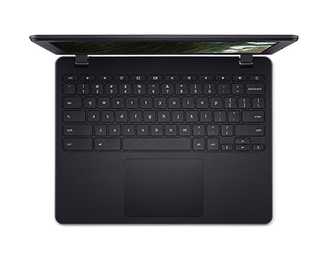 Acer Chromebook NX.HQFAA.002 laptop Intel® Celeron® 5205U 12" Touchscreen HD+ 4 GB DDR4-SDRAM 32 GB Flash Wi-Fi 6 (802.11ax) ChromeOS Black