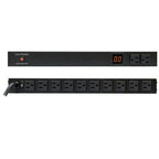 CyberPower PDU15M2F10R power distribution unit (PDU) 12 AC outlet(s) 1U Black