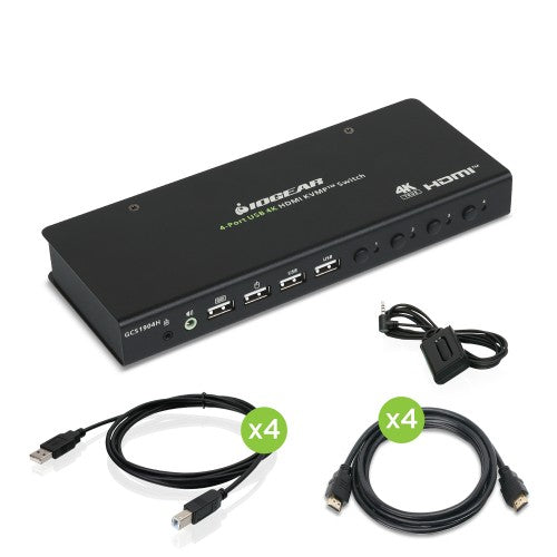 iogear GCS1904H KVM switch Black