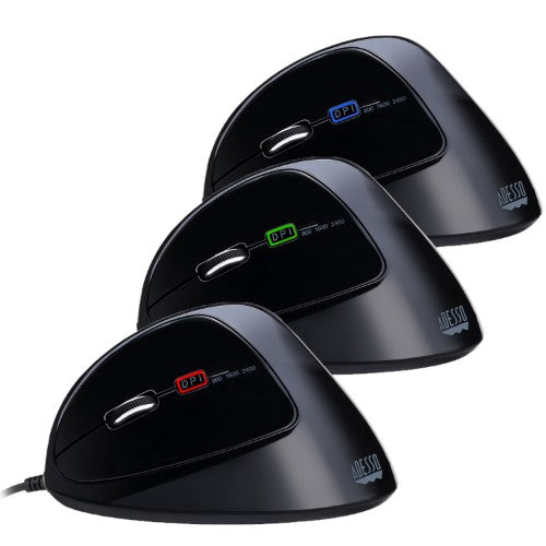 Adesso iMouse E7 mouse Gaming Left-hand USB Type-A Optical 6400 DPI