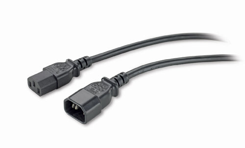 APC PWR Cord C13 - C14, 0.6 m Black 24" (0.61 m) C13 coupler C14 coupler