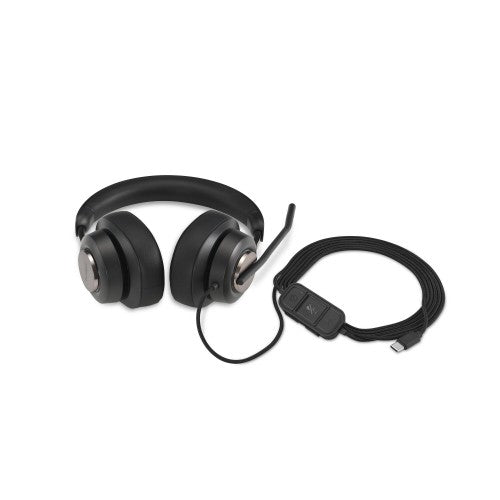 Kensington H2000 Headset Wired Head-band Office/Call center USB Type-C Black