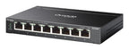 TP-Link Omada ES208GP network switch Managed L2 Gigabit Ethernet (10/100/1000) Power over Ethernet (PoE) DIN rail Black