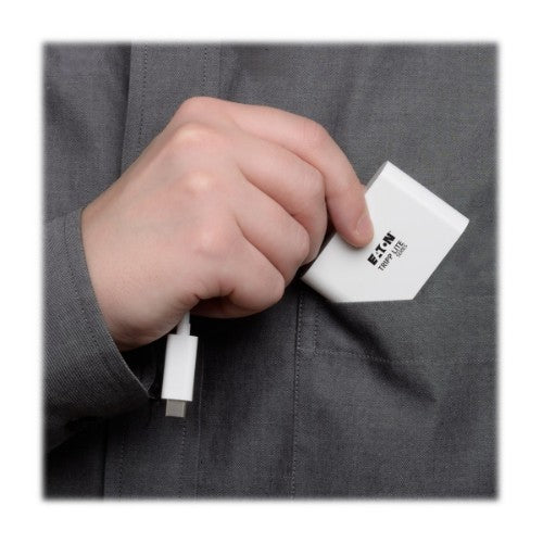 Tripp Lite U444-06N-HU-C laptop dock/port replicator USB 3.2 Gen 1 (3.1 Gen 1) Type-C White