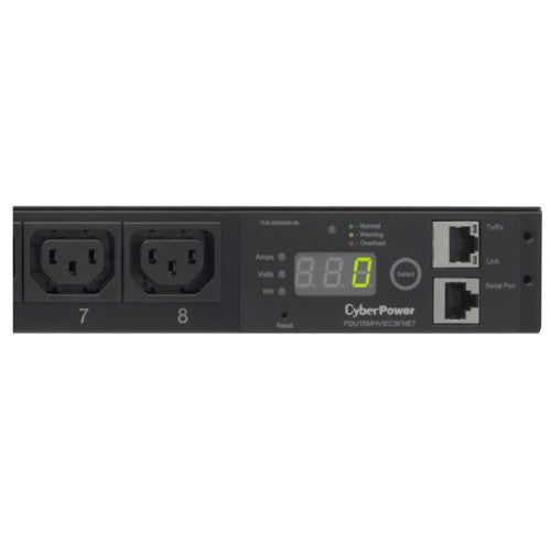 CyberPower PDU15MHVIEC8FNET power distribution unit (PDU) 8 AC outlet(s) 1U Black