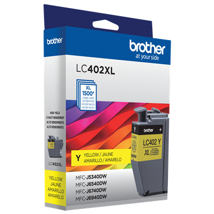 Brother LC402XLYS ink cartridge 1 pc(s) Original High (XL) Yield Yellow