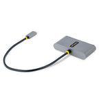 StarTech.com 5G2A2CPDB-USB-C-HUB interface hub USB 3.2 Gen 1 (3.1 Gen 1) Type-C 5000 Mbit/s Gray