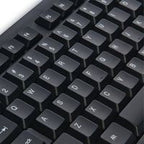 Verbatim Slimline USB keyboard QWERTY US International Black
