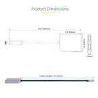 StarTech.com MST14CD122DP USB graphics adapter 4096 x 2160 pixels Gray