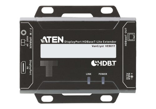 ATEN VE901 AV extender AV transmitter & receiver Black