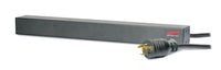 APC Rack PDU, Basic, 1U, 16A, 208V power distribution unit (PDU) Black