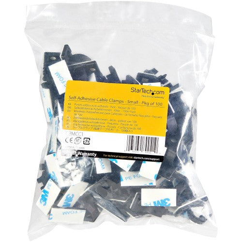 StarTech.com CBMCC1 cable clamp Black 100 pc(s)