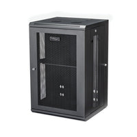 StarTech.com RK1820WALHM rack cabinet 18U Wall mounted rack Black