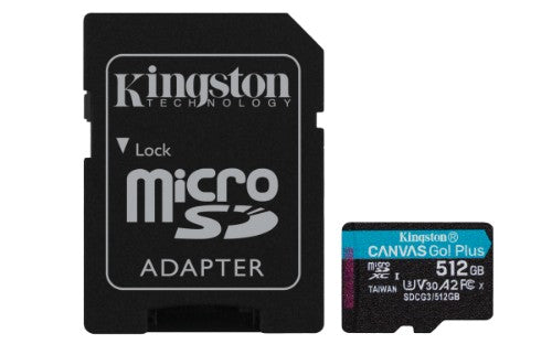 Kingston Technology Canvas Go! Plus 512 GB MicroSD UHS-I Class 10