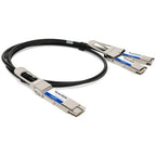 AddOn Networks DAC-Q56DD-2Q56-1M-AO InfiniBand/fibre optic cable 39.4" (1 m) QSFP-DD 2x QSFP56 Black, Metallic