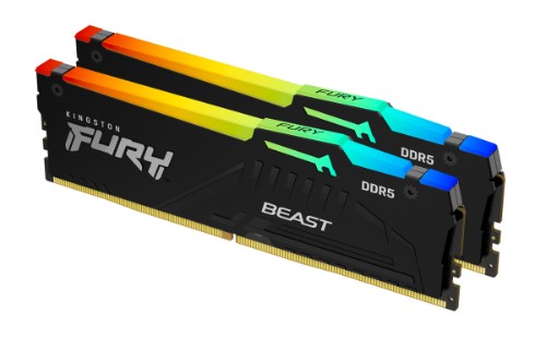 Kingston Technology FURY Beast 32GB 6400MT/s DDR5 CL32 DIMM (Kit of 2) RGB EXPO