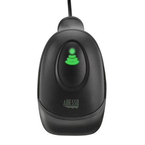 Adesso NuScan 2500TU Handheld bar code reader 1D/2D CMOS Black, Yellow