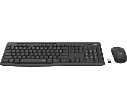 Logitech 920-009782 keyboard Mouse included Office RF Wireless English Graphite