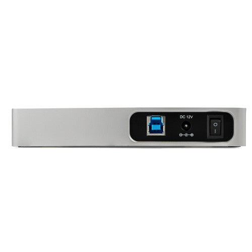 StarTech.com HB30C5A2CSC interface hub USB 3.2 Gen 1 (3.1 Gen 1) Type-B 5000 Mbit/s Black, Silver