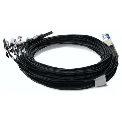 AddOn Networks CAB-O-8S-200G-3M-AO InfiniBand/fibre optic cable 118.1" (3 m) OSFP 8xSFP28 Black, Silver