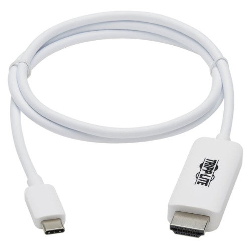 Tripp Lite U444-003-HWE video cable adapter 35.8" (0.91 m) USB Type-C HDMI Type A (Standard) White