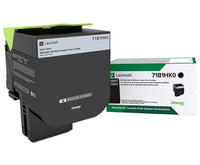 Lexmark 71B1HK0 toner cartridge 1 pc(s) Original Black