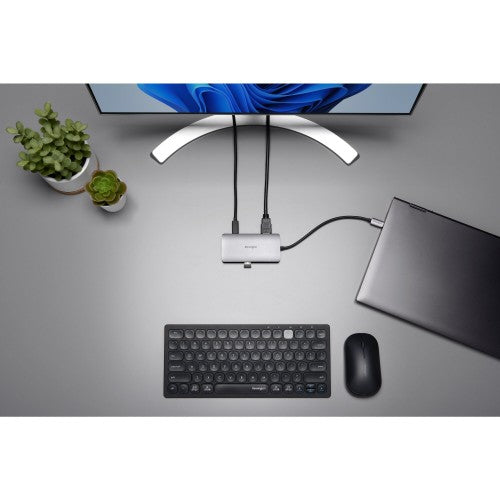 Kensington UH1400P USB 3.2 Gen 1 (3.1 Gen 1) Type-C Black, Silver