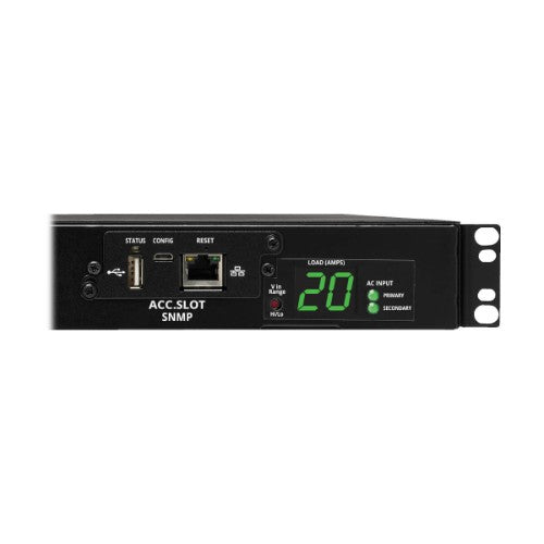 Tripp Lite PDUMH20HVATNET power distribution unit (PDU) 10 AC outlet(s) 1U Black